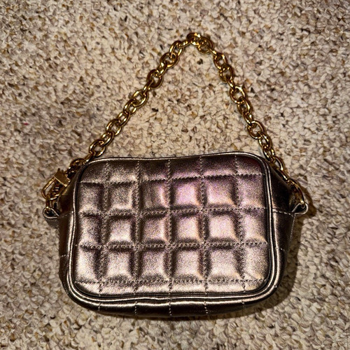 Bcbg quilted silver zip - quilted, top